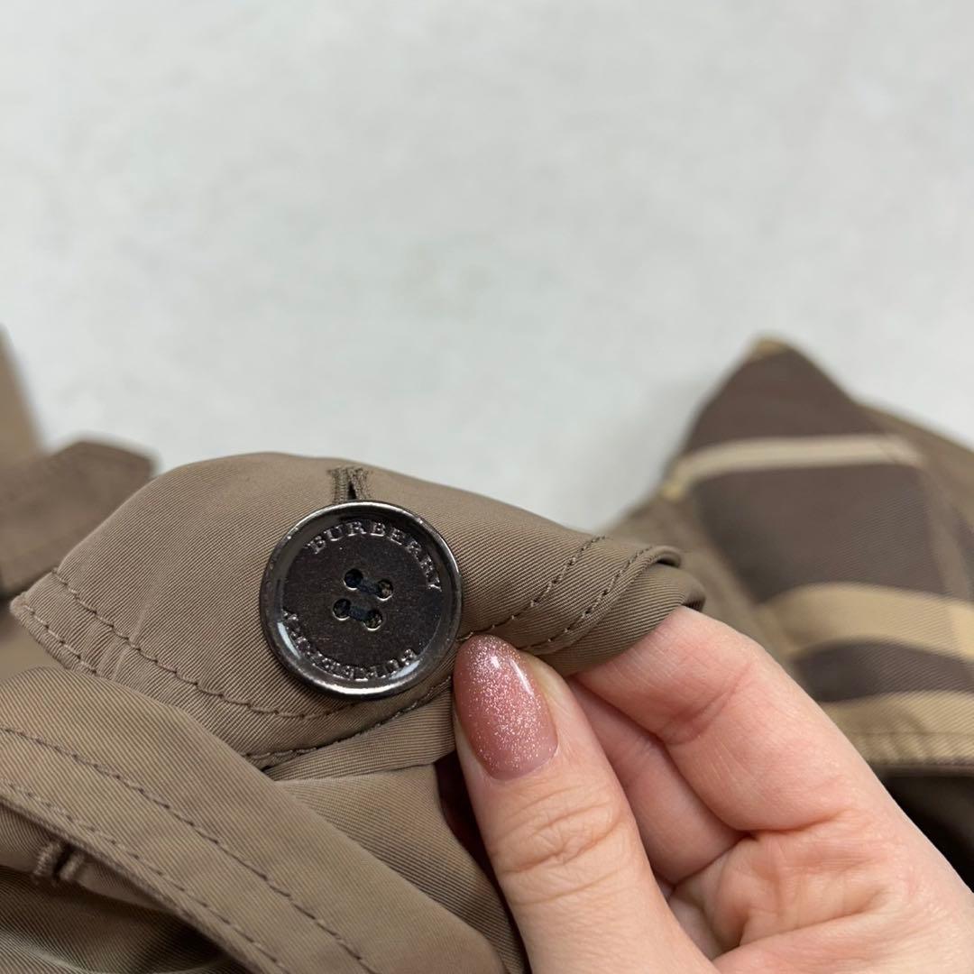 J591 M バーバリーロンドン トレンチコート ブラウン レディース