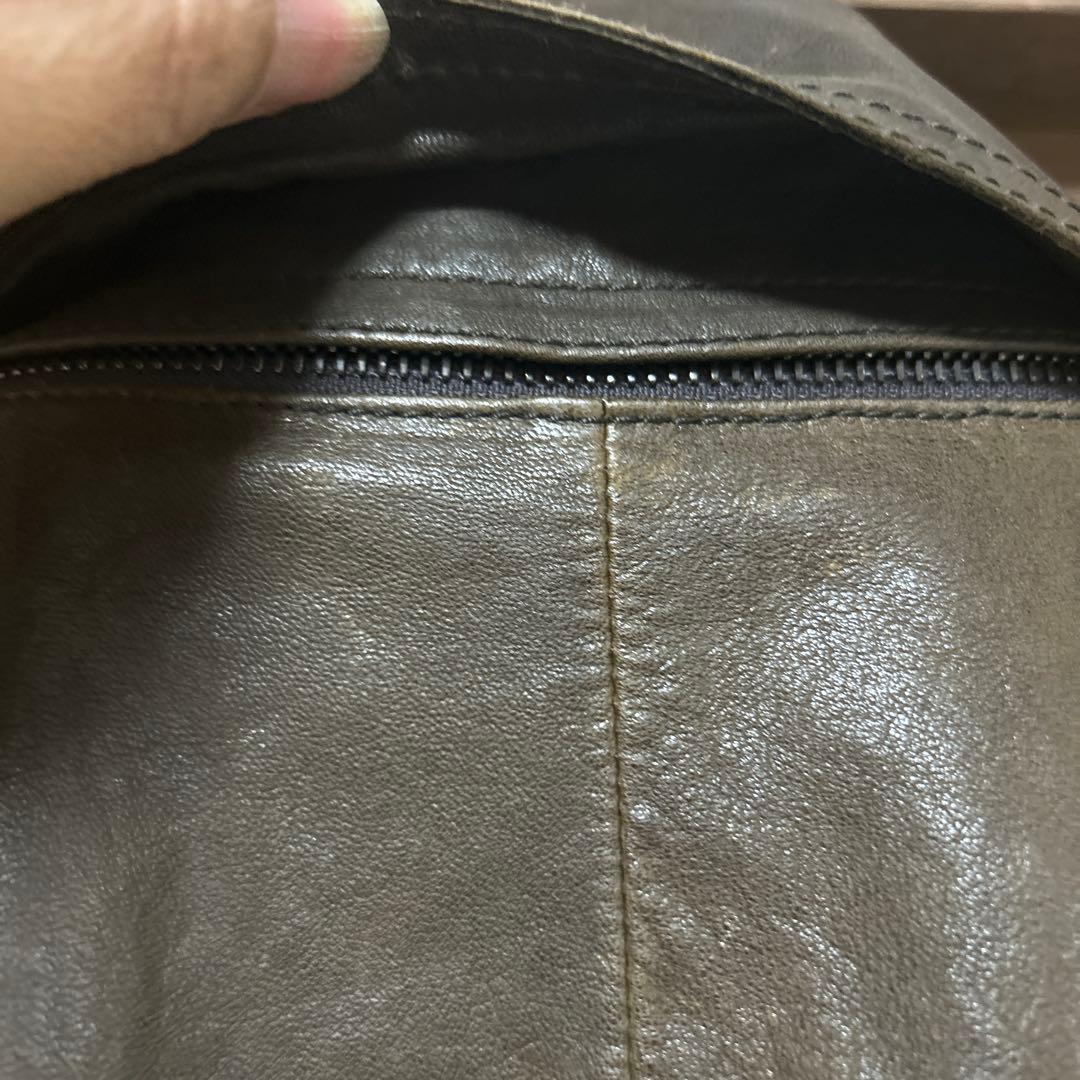 D&G レザーJK 花柄裏地　襟袖口取り外し可　最終値下げ　M 【売り切り価格】