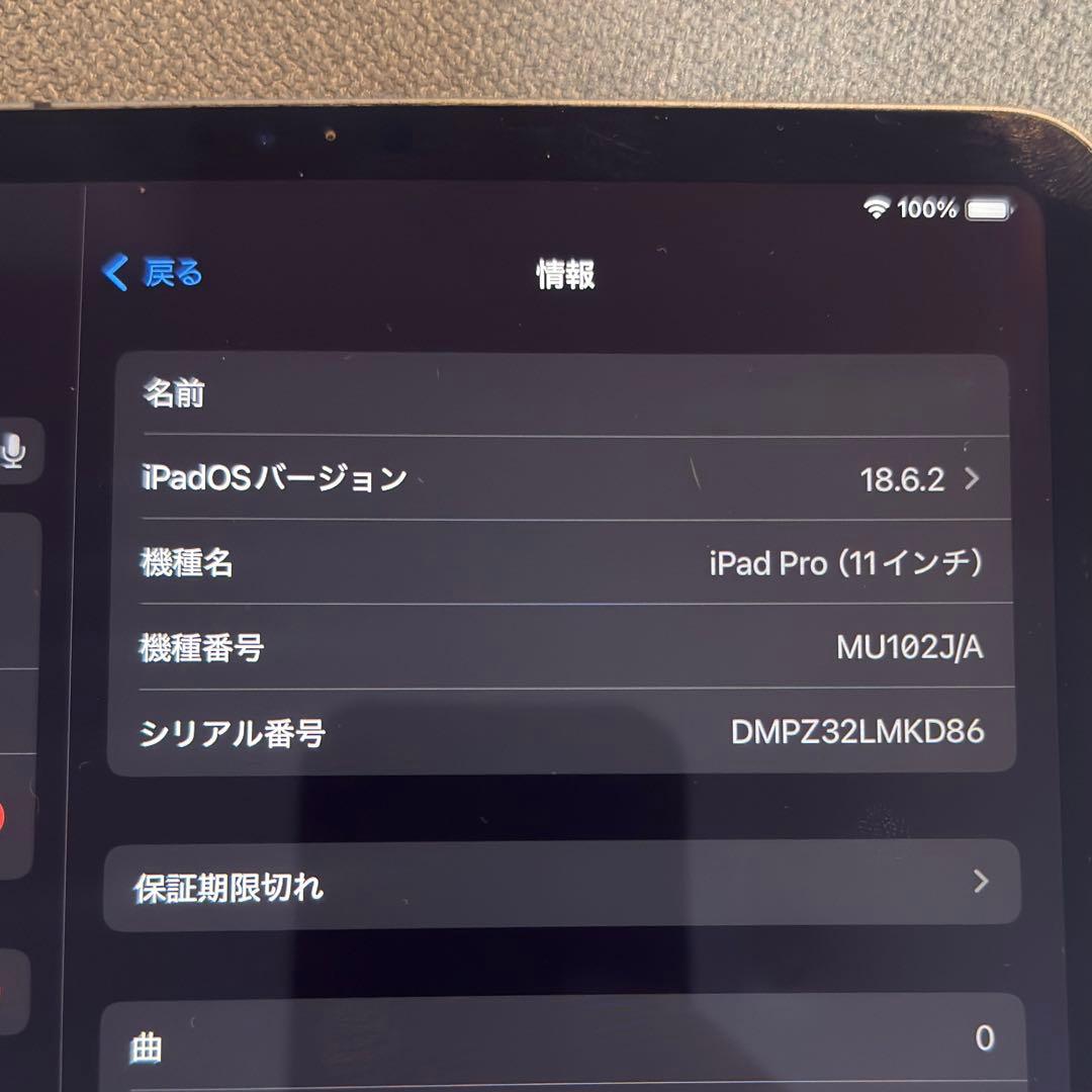 Apple iPad Pro スペースグレー 本体 Apple Pencil付