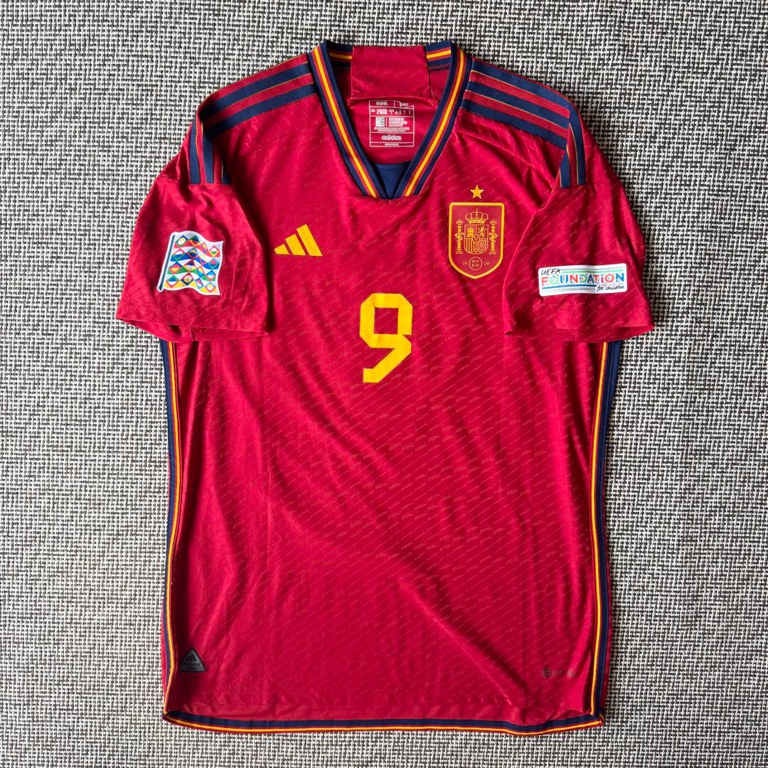 【オーセンティック・NLパッチ付き】ガビ ＃９ スペイン代表 ２２／２３（H）