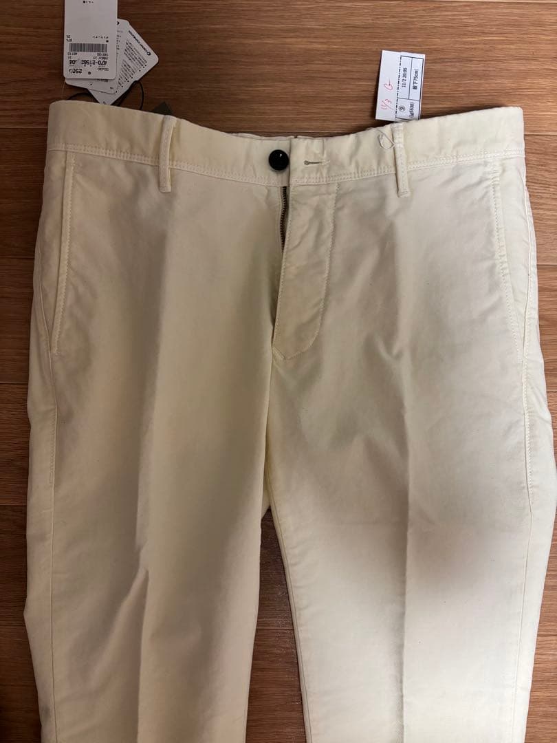 最終値下げINCOTEX SLACKS 100型トリコチノ　オフホワイト　31