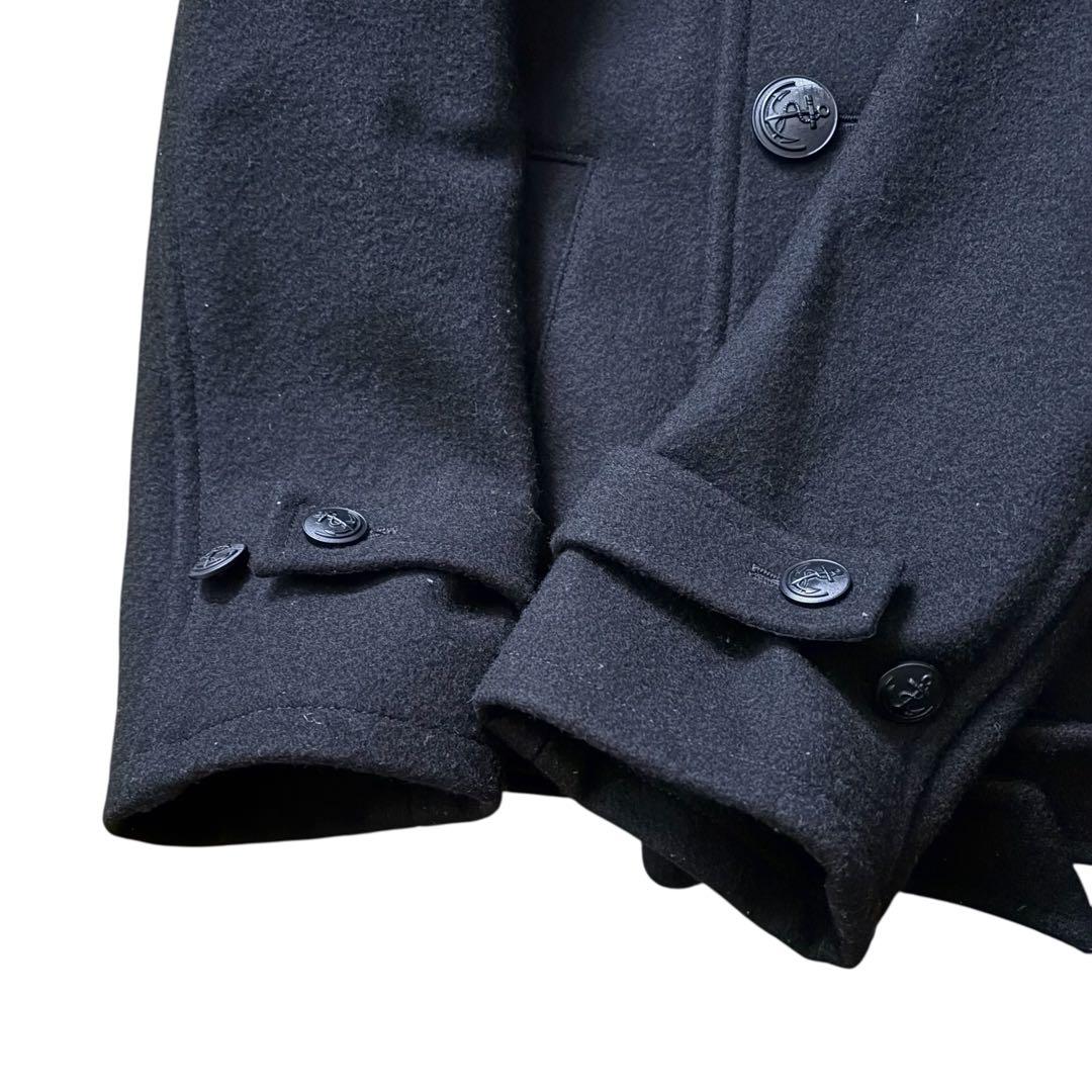 archive wool napoleon jacket y2k 黒