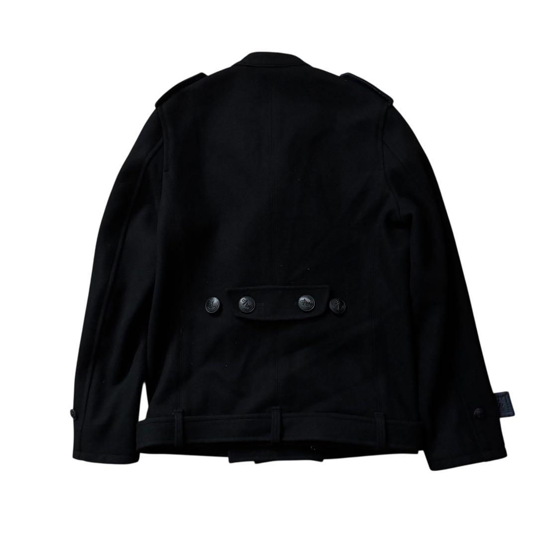 archive wool napoleon jacket y2k 黒