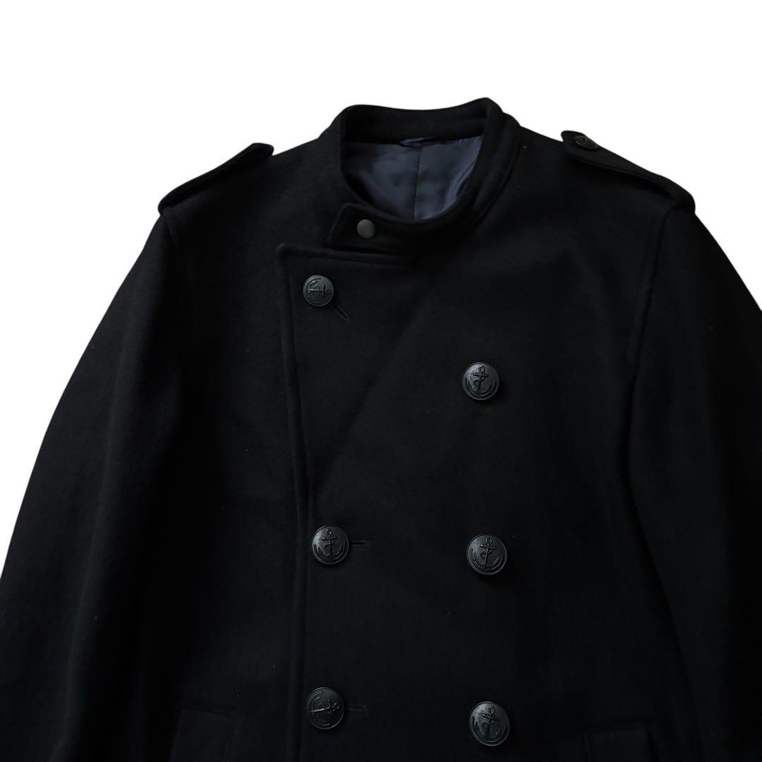 archive wool napoleon jacket y2k 黒