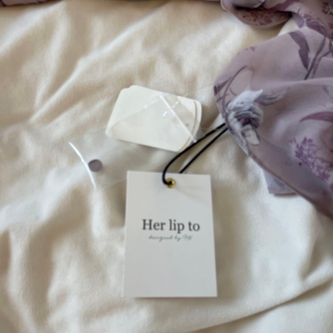 Gentiana Print Frill Set Up トップスのみ未使用