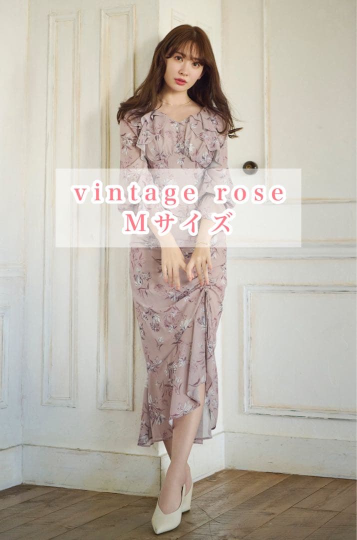 Gentiana Print Frill Set Up トップスのみ未使用