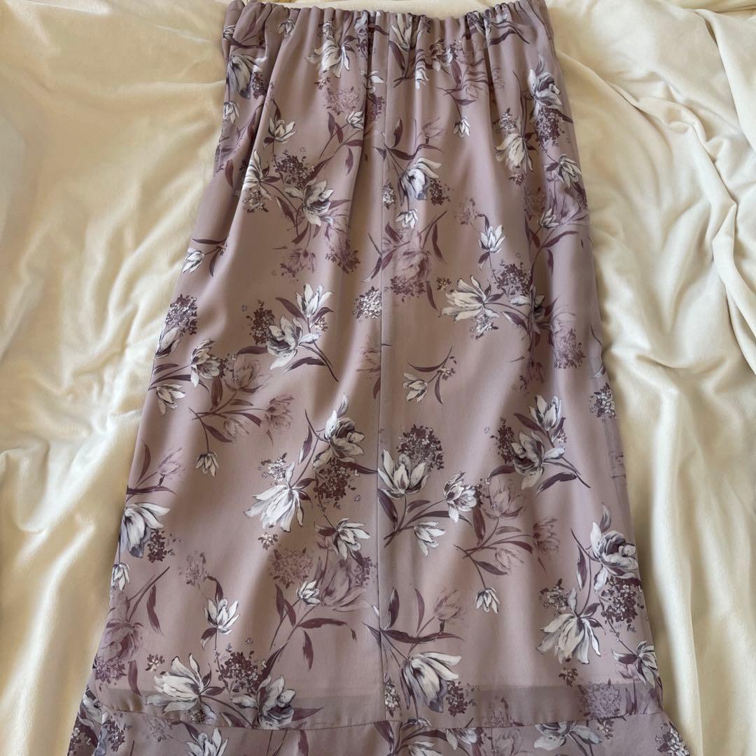 Gentiana Print Frill Set Up トップスのみ未使用