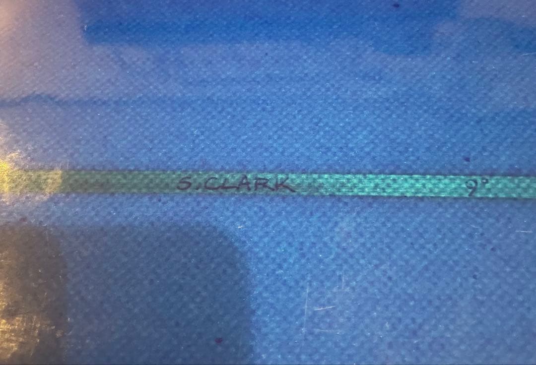 90s ハワイメイド レア RAINBOW S.CLARK 9’0 スタビ