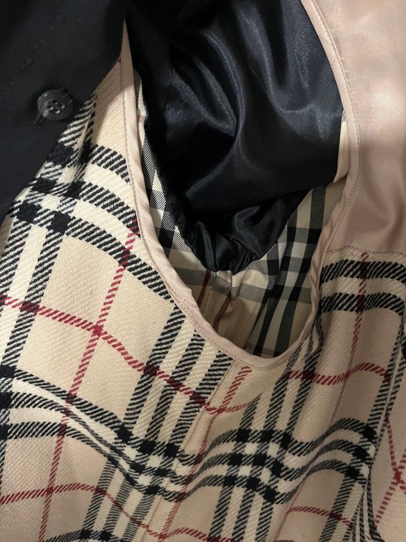 BURBERRY バーバリー 定番 ブラック トレンチコート 38