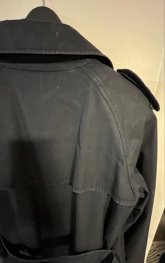 BURBERRY バーバリー 定番 ブラック トレンチコート 38
