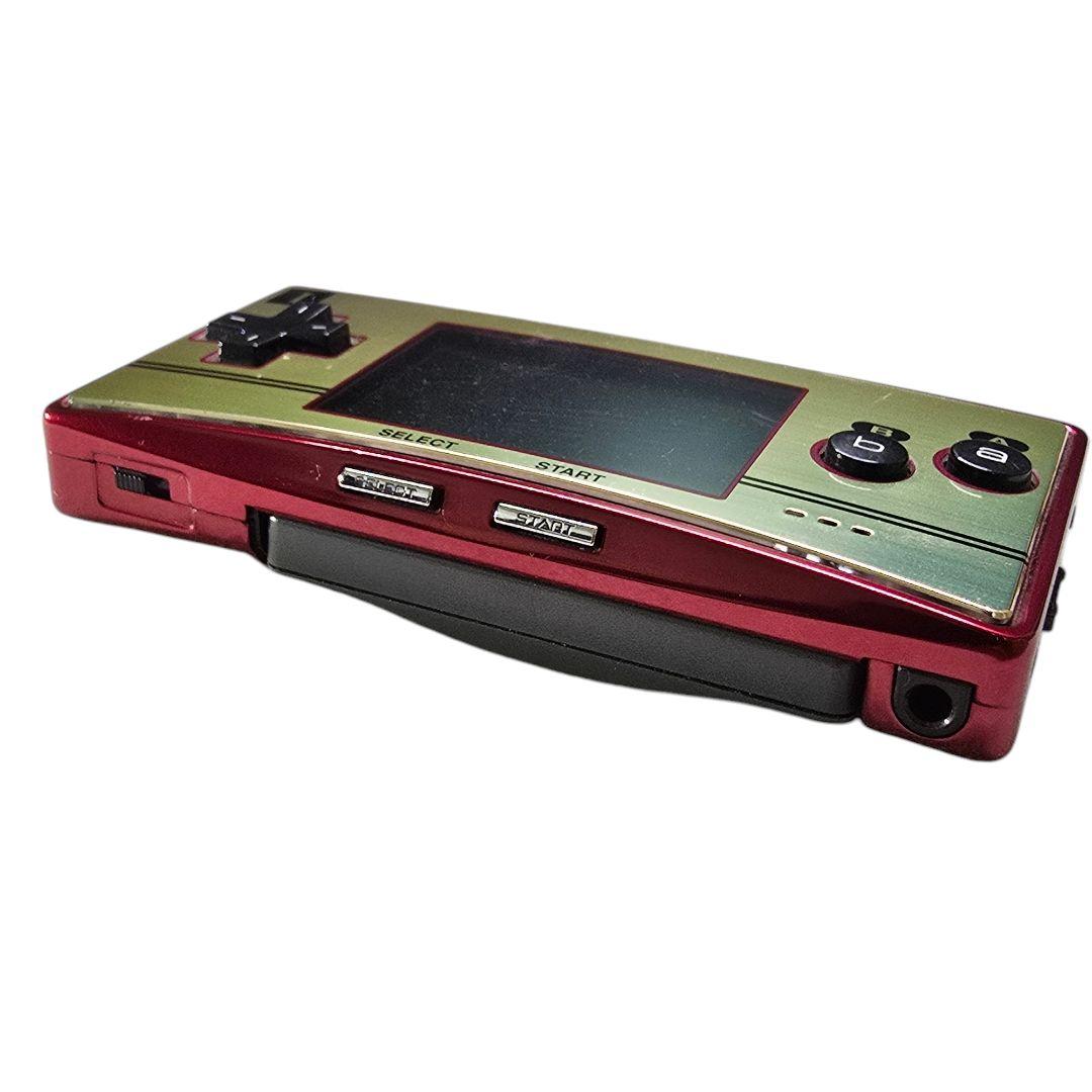 【美品】任天堂 ゲームボーイミクロ ファミコンカラー マリオ20周年記念