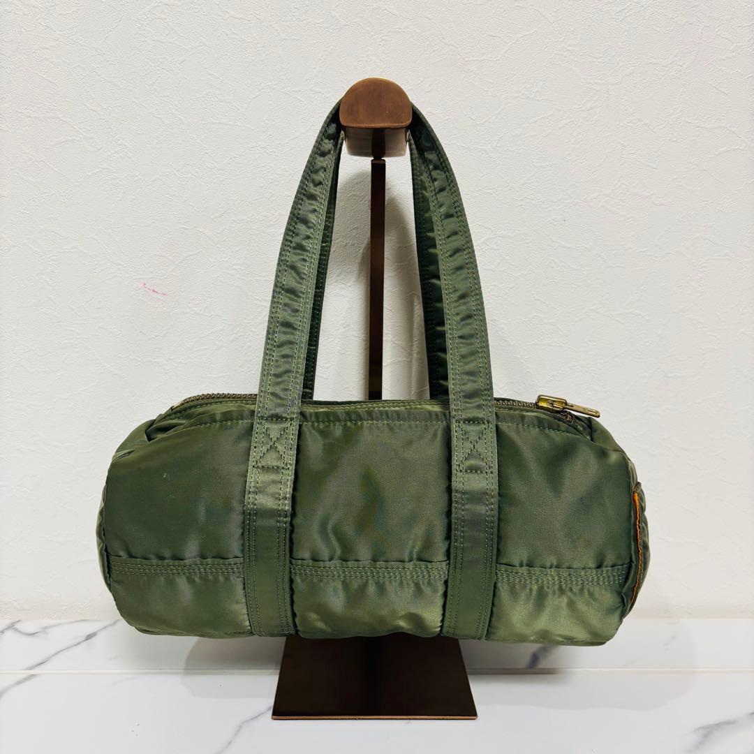 美品 廃盤品 ポーター タンカー ダッフル ミニボストンバッグ S ドラムバッグ