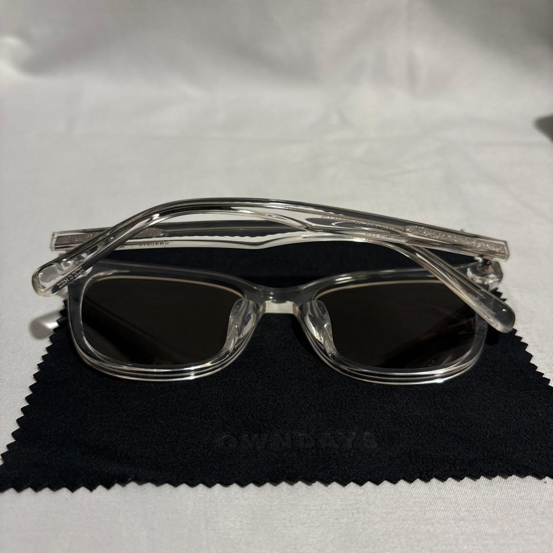 s*n様 キムタク着用　私物　OWNDAYS サングラス　ウェリントン　調光サン