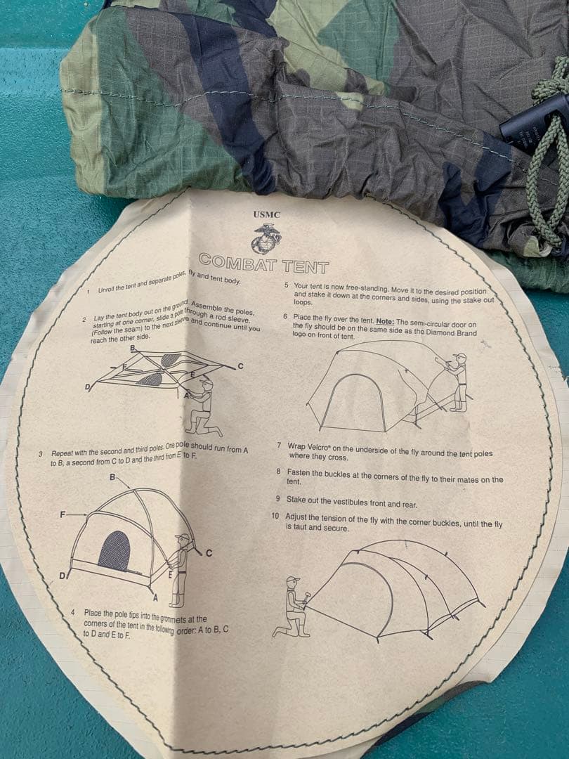 し*郎様 米軍実物　海兵隊　コンバットテント　セット品　付属品多数付き