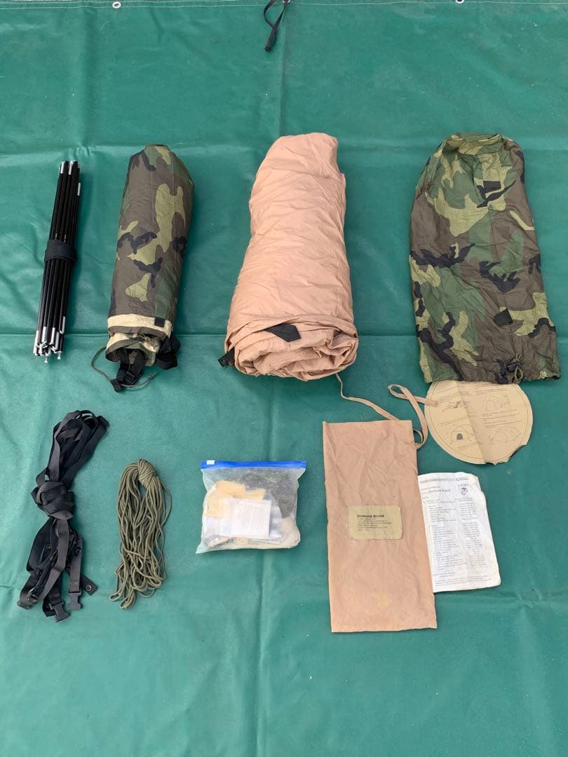 し*郎様 米軍実物　海兵隊　コンバットテント　セット品　付属品多数付き