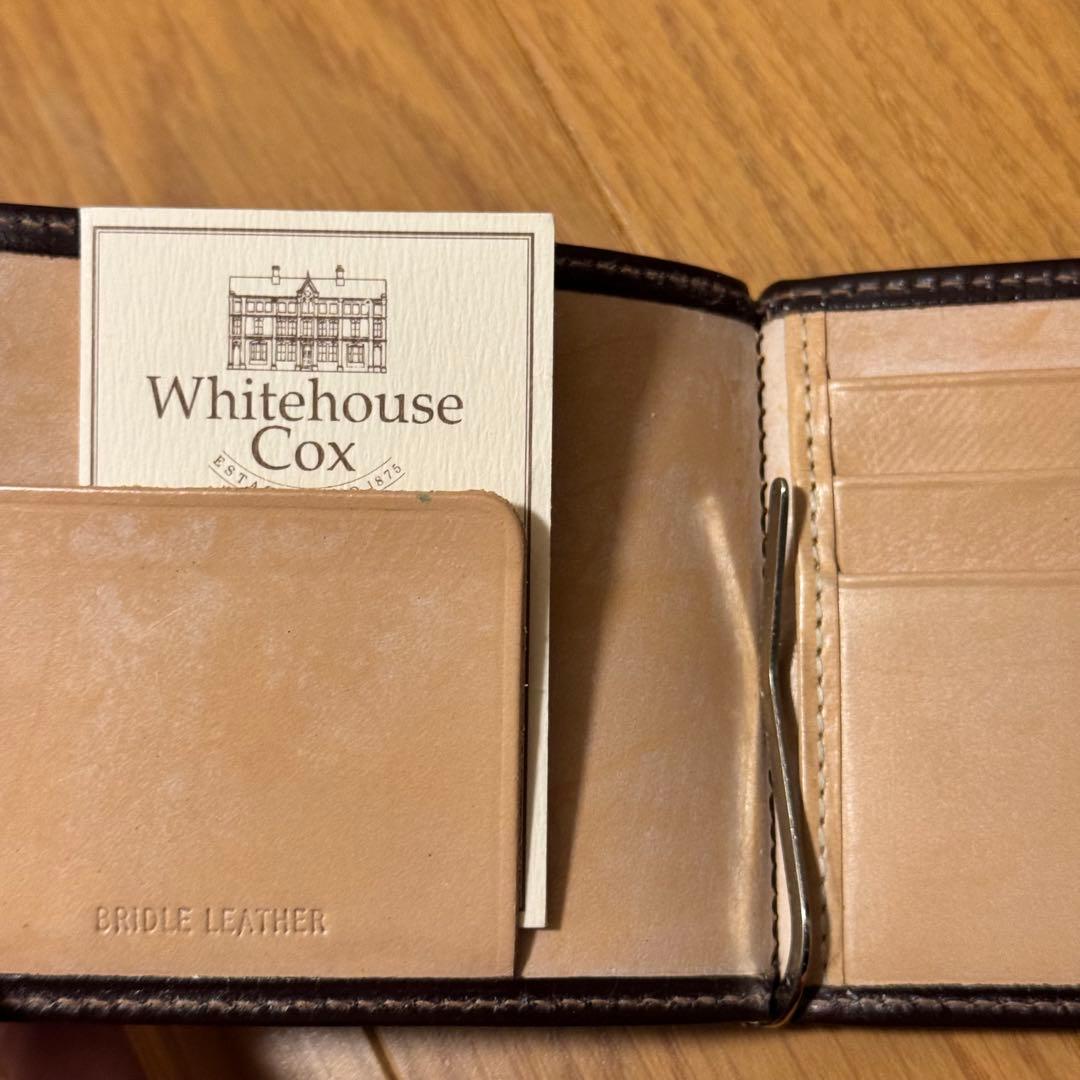 Whitehouse Cox ブライドルレザー マネークリップ