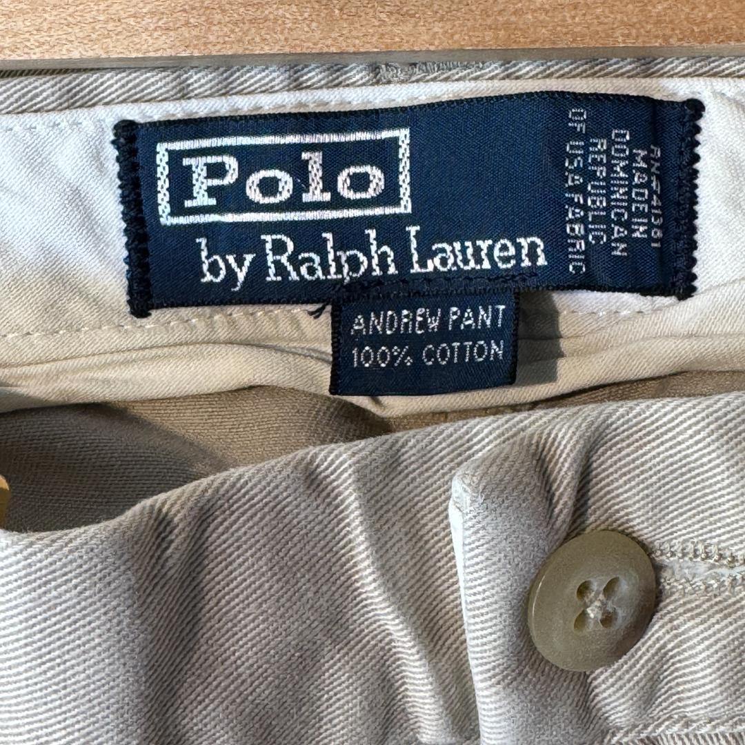 90s ポロ ラルフローレン ツータック ポロチノ アンドリューパンツ