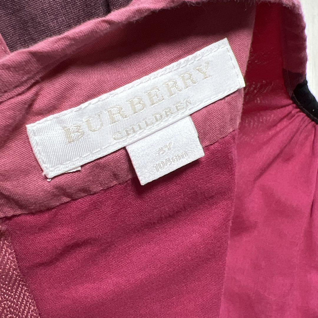 バーバリー 半袖ワンピース4Y 104cm