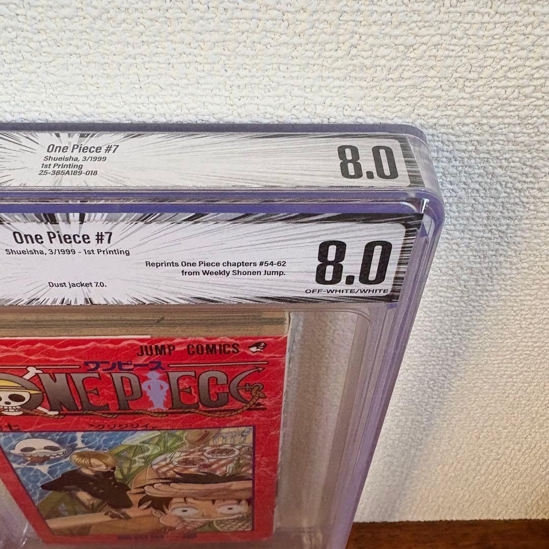 【漫画鑑定品】ONE PIECE BGS8.0 初版 7巻