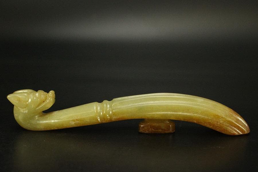 中国美術 玉 帯駒(ZE431)