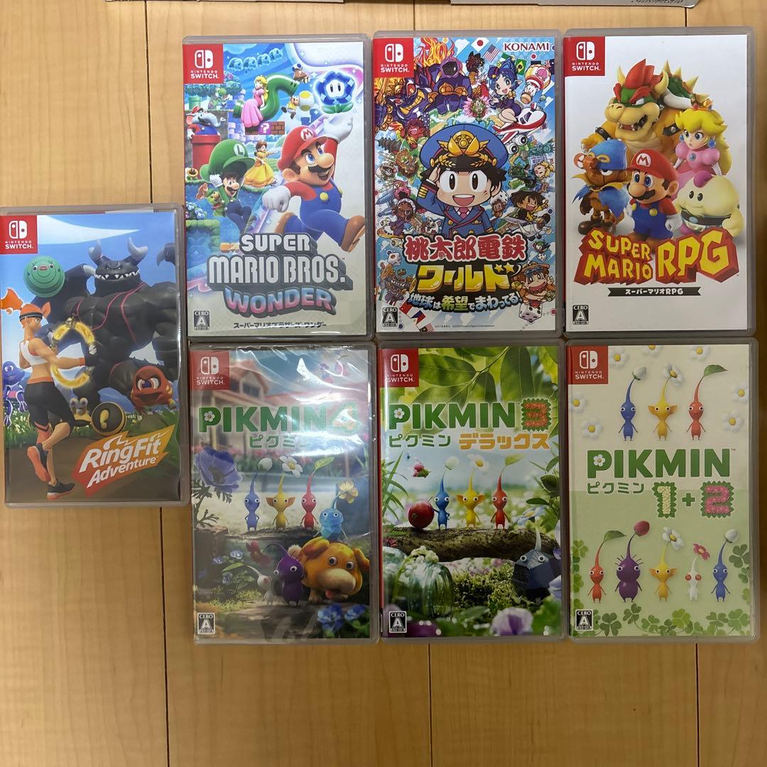 【値下げ】Nintendo Switch 本体 + ゲームカセット7個