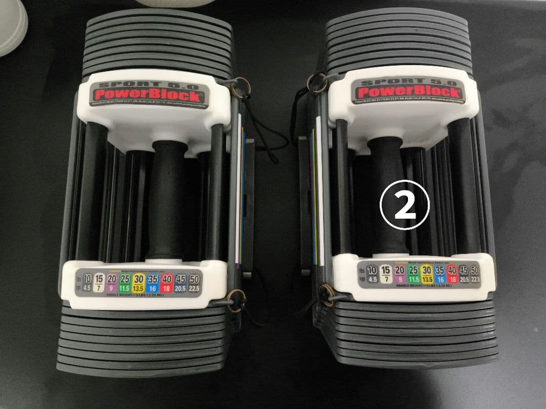 【セット売り②】パワーブロック SPORT5.0 ダンベル 22.5Kg×2個