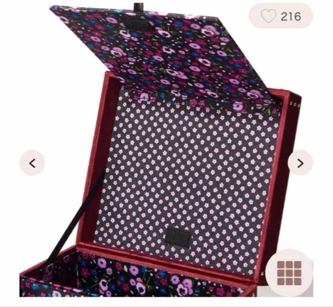 ANNA SUI francfranc マルチボックス ダークレッド