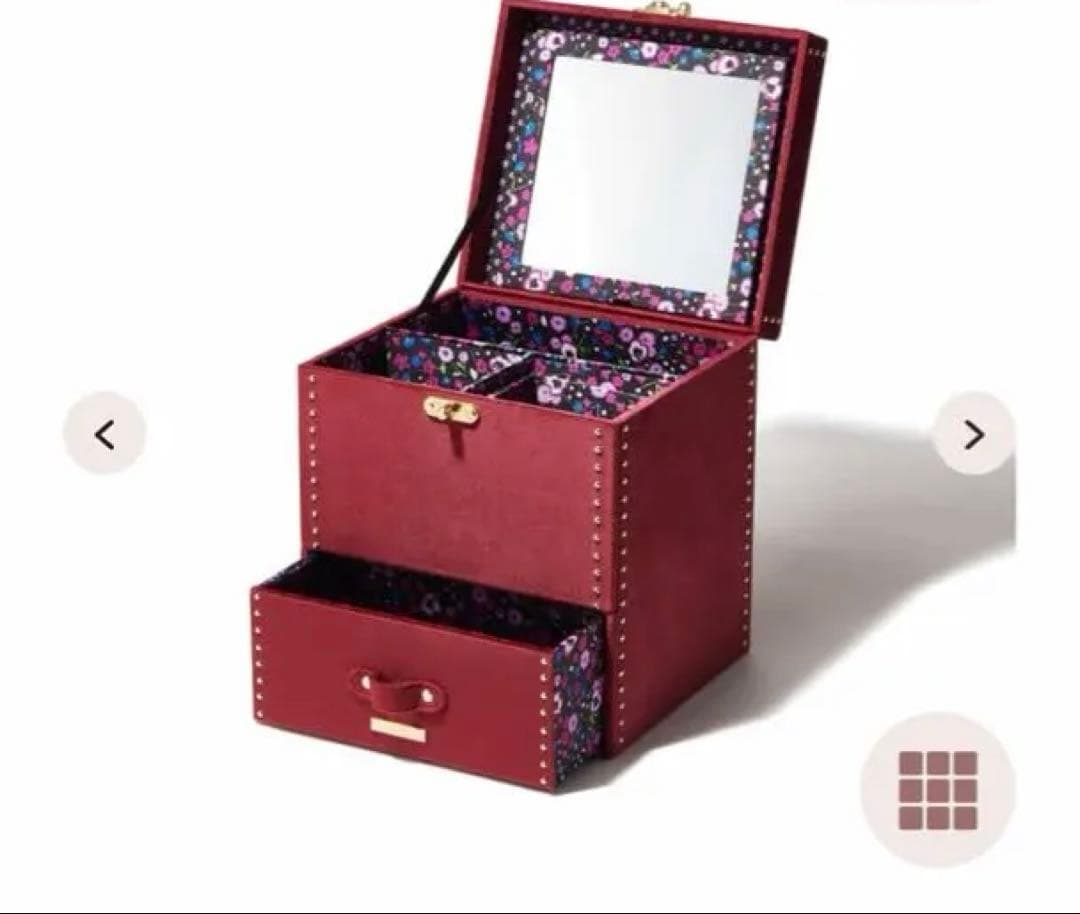 ANNA SUI francfranc マルチボックス ダークレッド