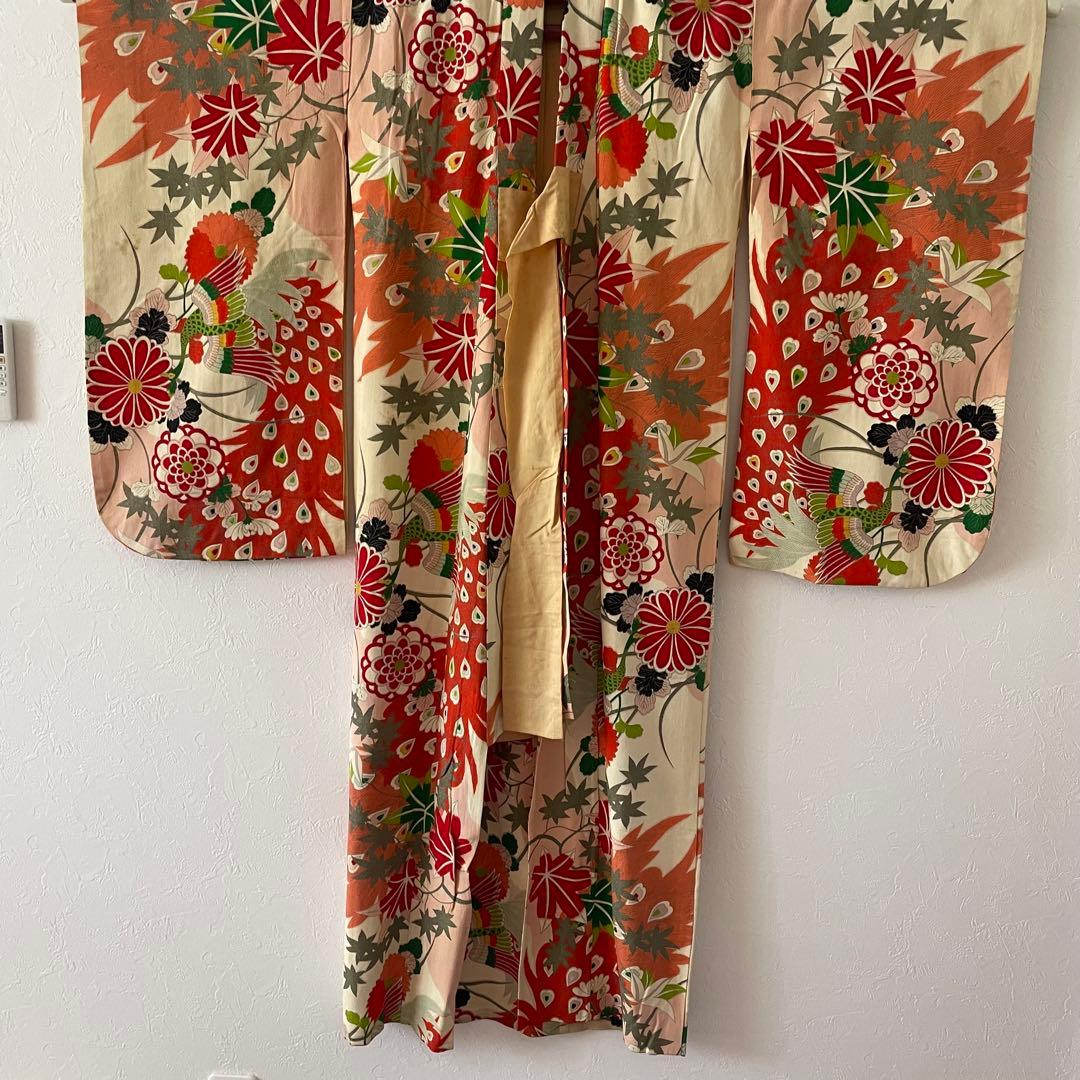 七五三　7歳　アンティークお着物セット