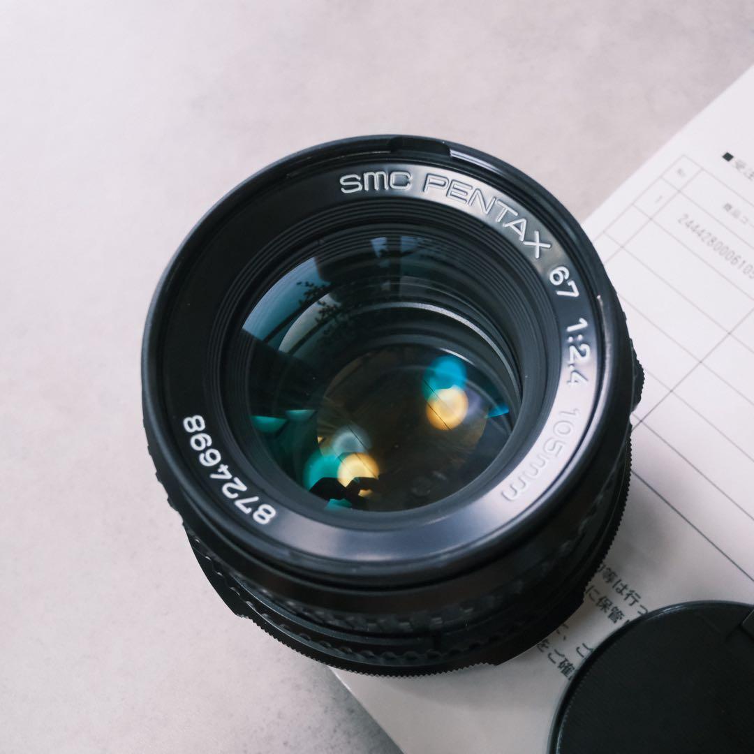 良品 SMC PENTAX 67 105mm f/2.4レンズ