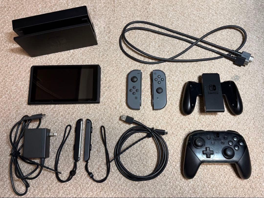 Nintendo Switch グレー プロコン付き