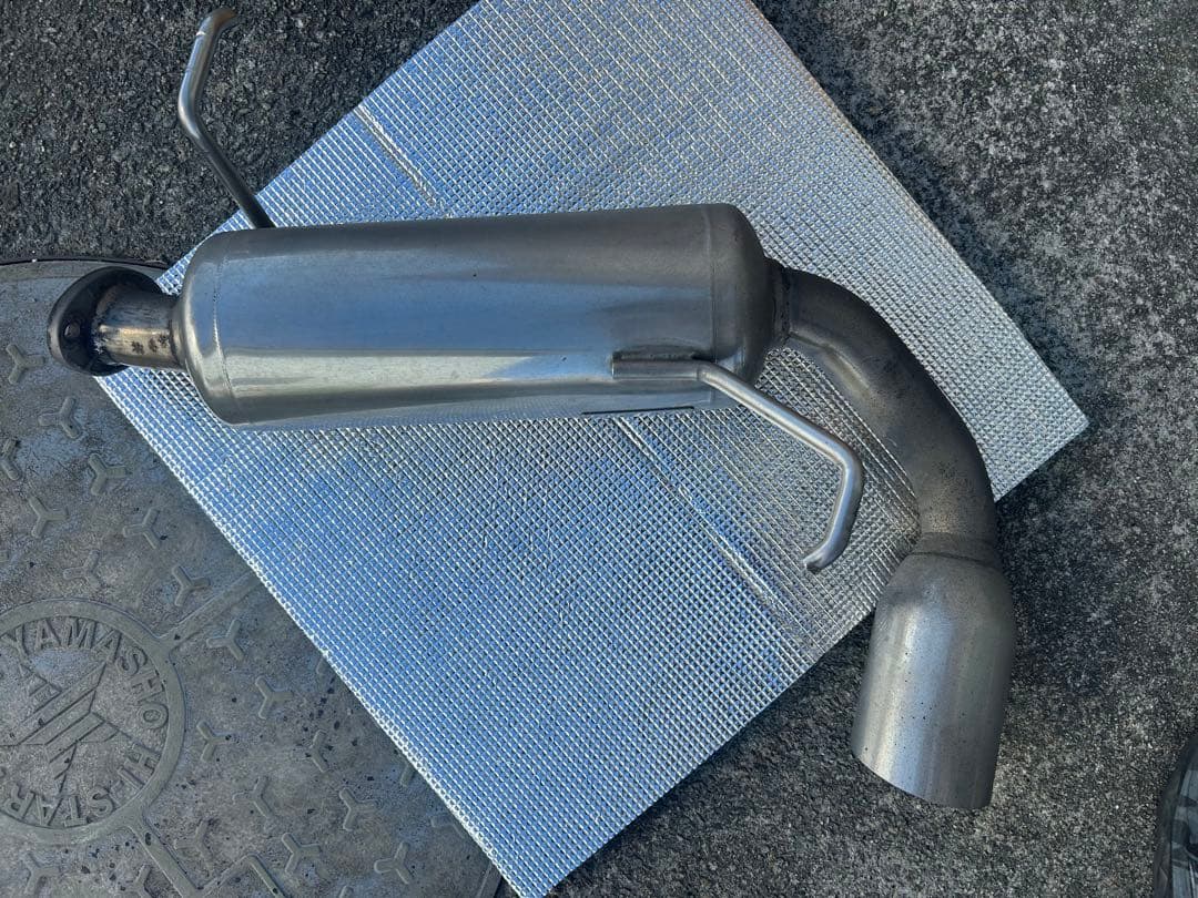 ジムニーjb23 ステンレス右出しマフラー