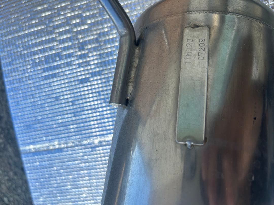 ジムニーjb23 ステンレス右出しマフラー