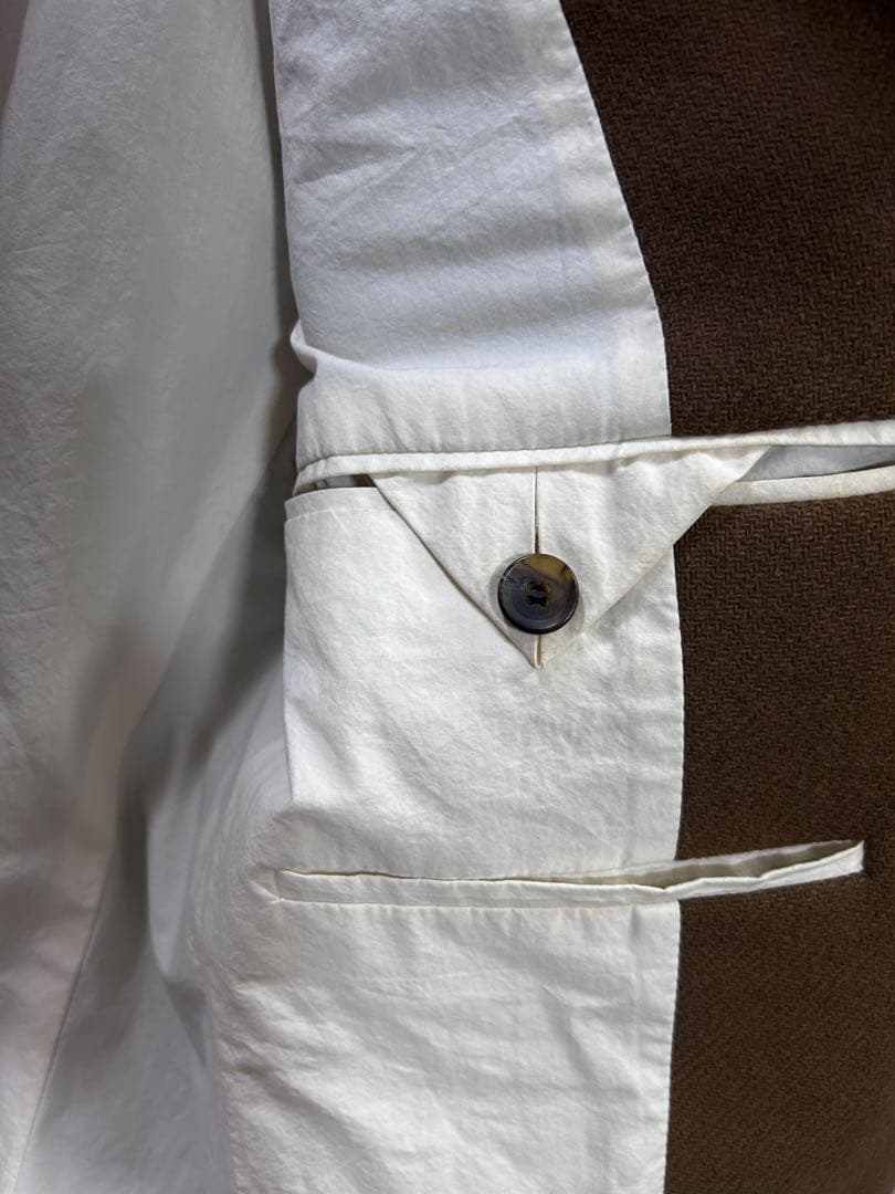 MOOHONG 21AW アシンメトリーウールジャケット