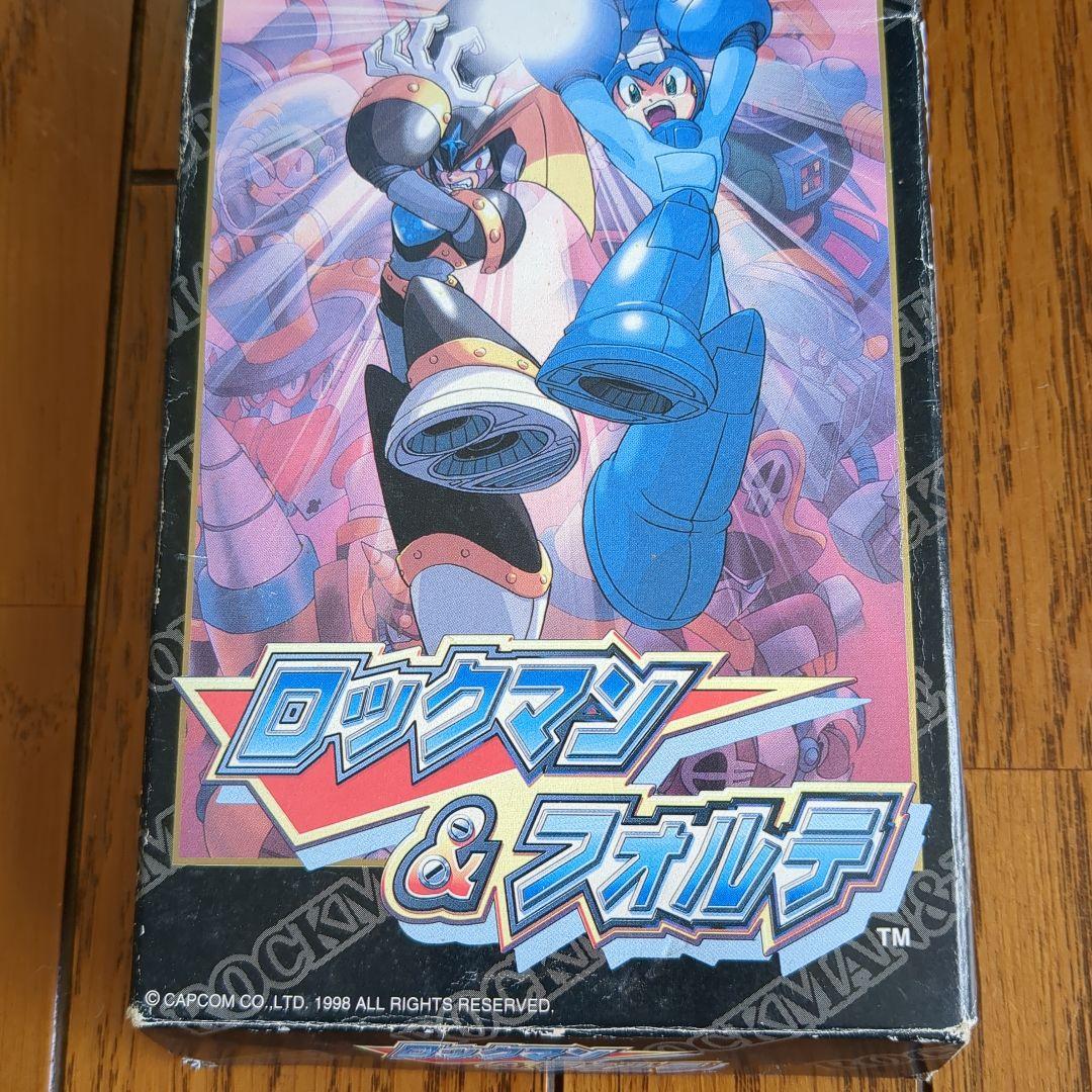 【完品】ロックマン&フォルテ　スーパーファミコン　SFC　箱説ハガキ付　カプコン