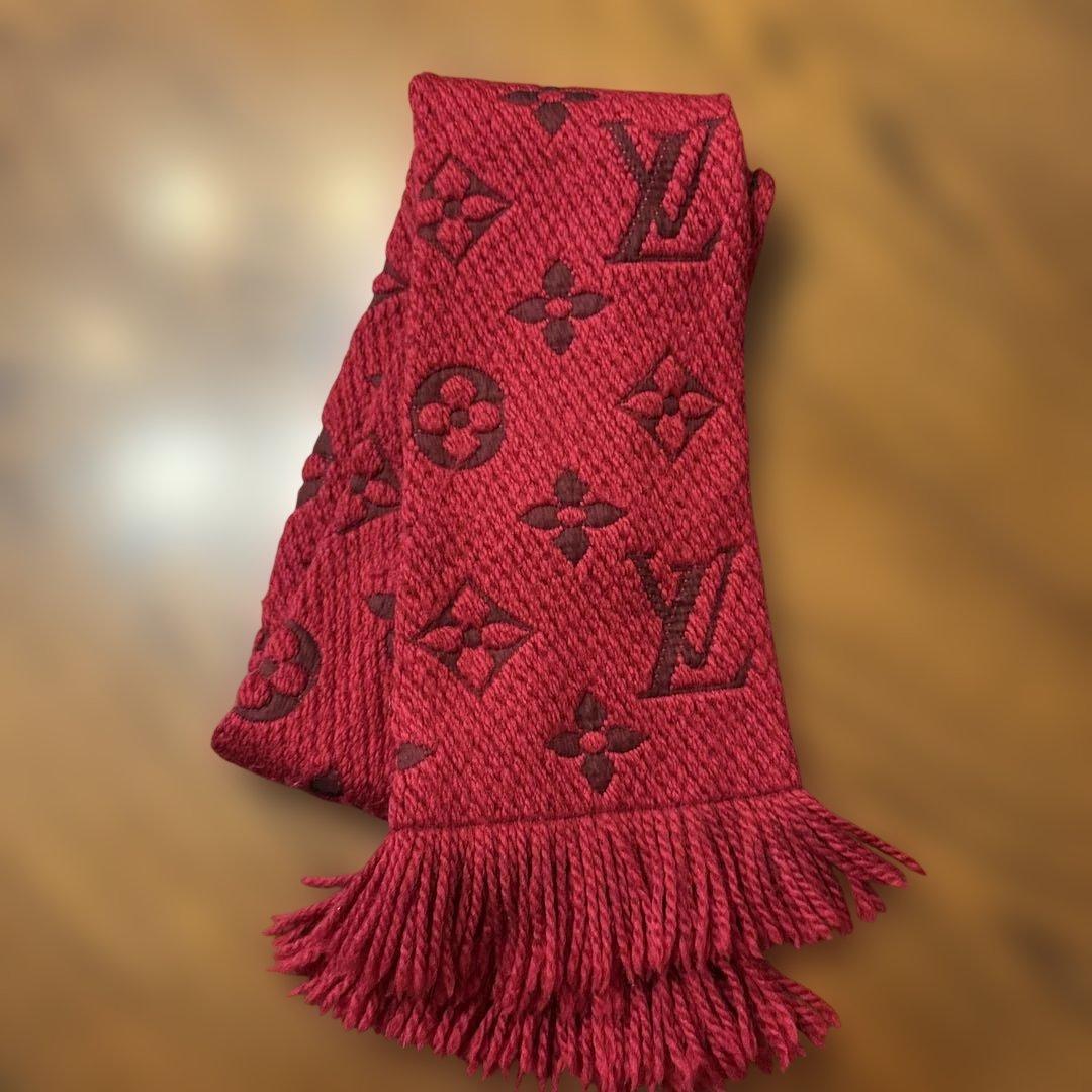 Louis Vuitton マフラー　赤