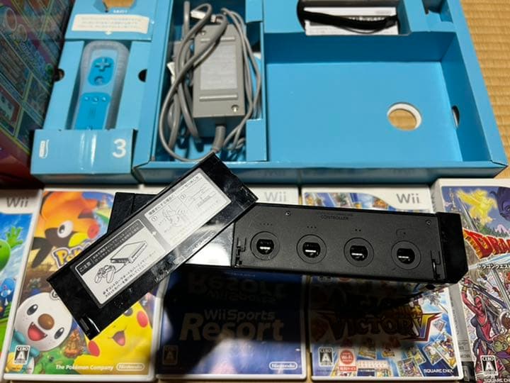 ニンテンドーWii ウィー本体ソフトセット　太鼓の達人、ドラクエ、ポケパーク2他