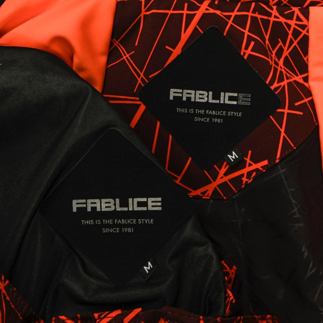 H3791-10◾️ファブリス　スノースキーウェア　スクラッチ柄セットアップ