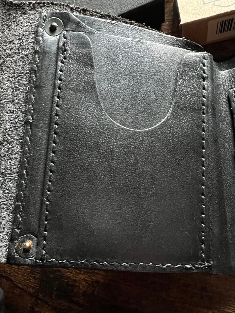 鉾 BACKBONE × HTC コラボ　レザーウォレット　財布