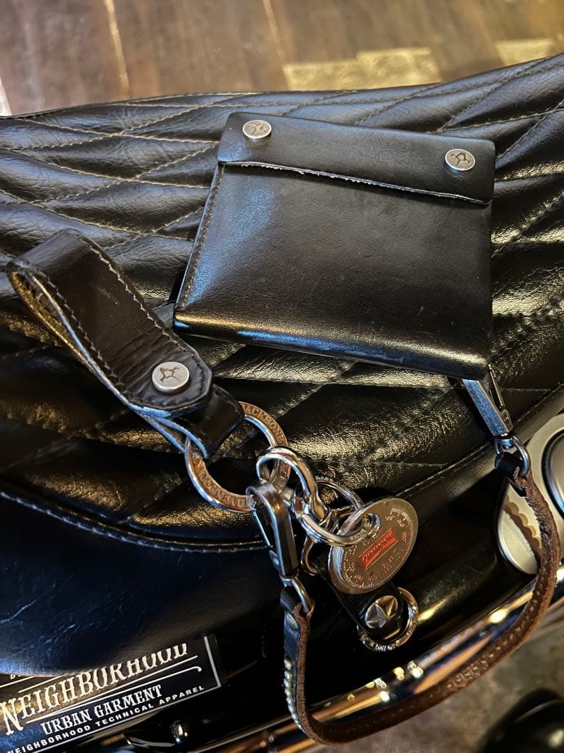 鉾 BACKBONE × HTC コラボ　レザーウォレット　財布