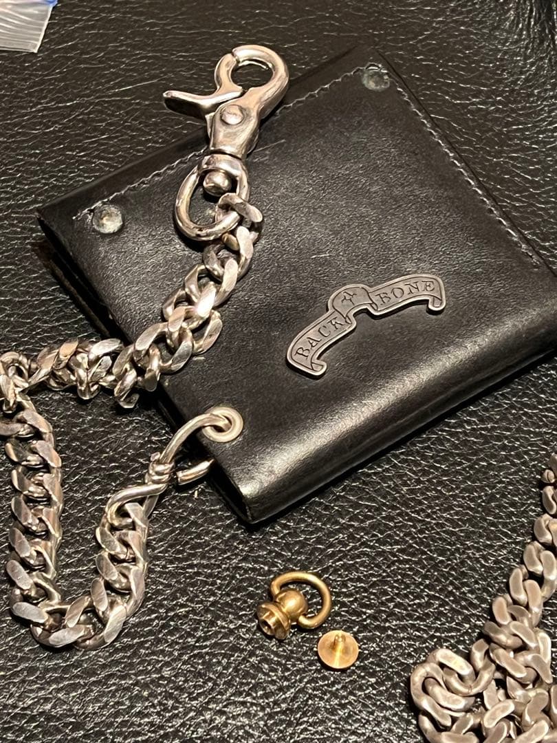 鉾 BACKBONE × HTC コラボ　レザーウォレット　財布