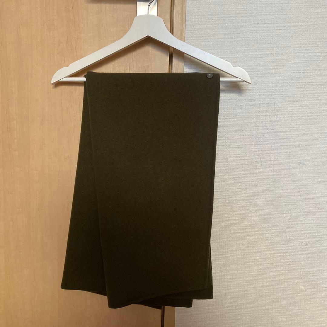 【新品未使用】digne throw shawl coat カーキ　ストール