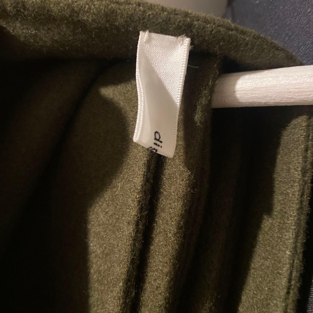 【新品未使用】digne throw shawl coat カーキ　ストール