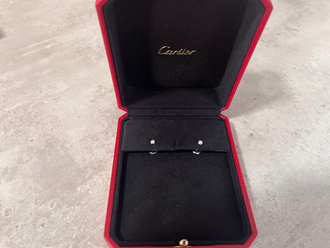 Cartier ダムールイヤリング　XSホワイトゴールド