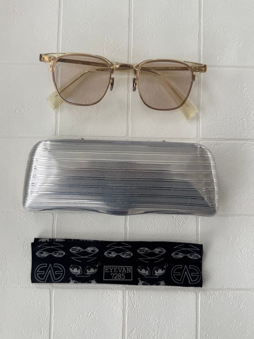 EYEVAN 7295 クリア/ベージュ サングラス