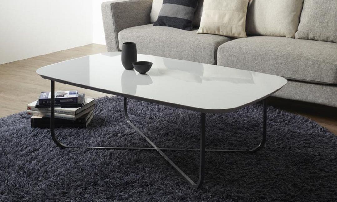 Pamouna(パモウナ)ローテーブルTGC-120_ホワイト/ESTETICA