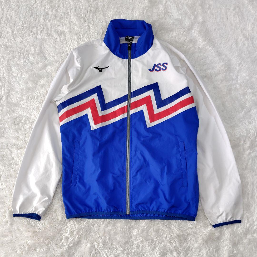 MIZUNO　JSS　セットアップ　水泳　シャカシャカ　青／白