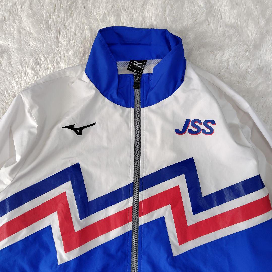 MIZUNO　JSS　セットアップ　水泳　シャカシャカ　青／白