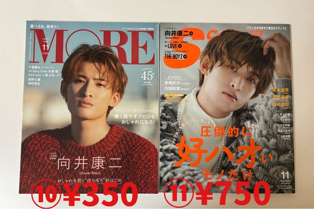 【バラ売り】 Man向井康二 雑誌