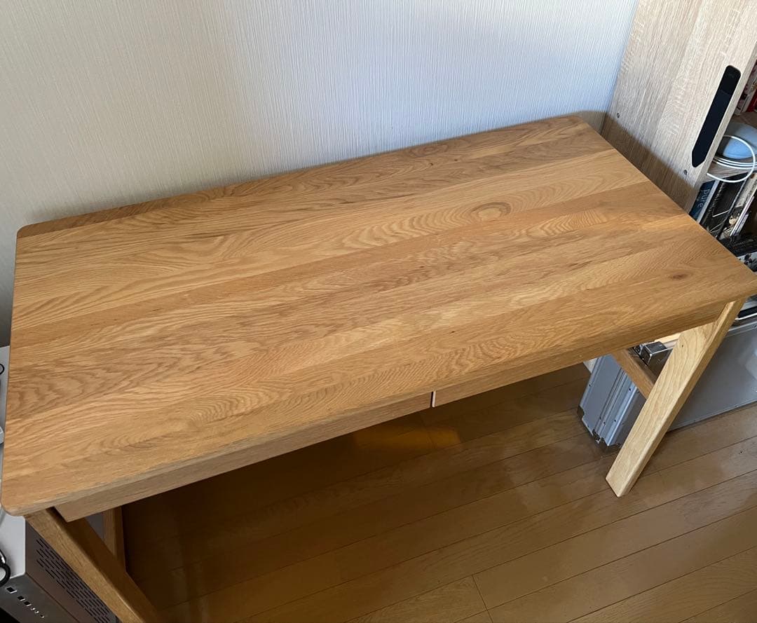 [たま] 無印良品 オーク無垢材デスク